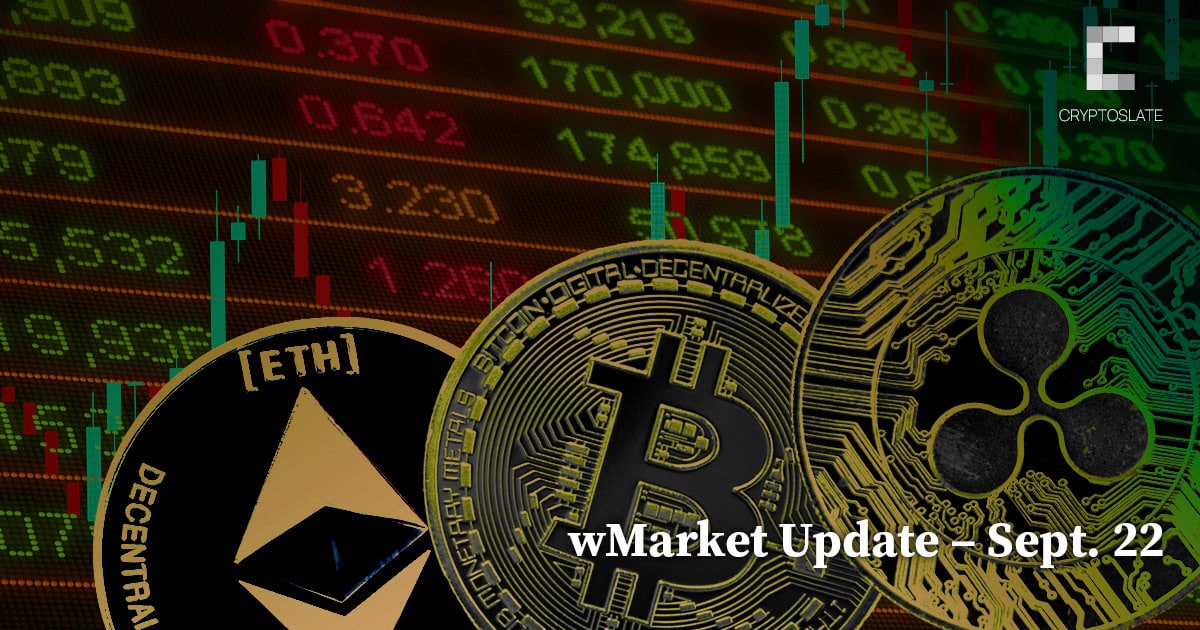 Paladinoticias wMarket Daily Update – September 22: XRP Leads Gains as Crypto Market Prints Green Candles